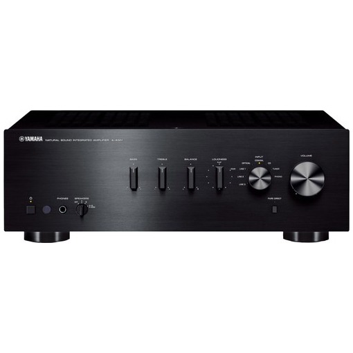 Yamaha AS-301 Versterker Zwart afbeelding