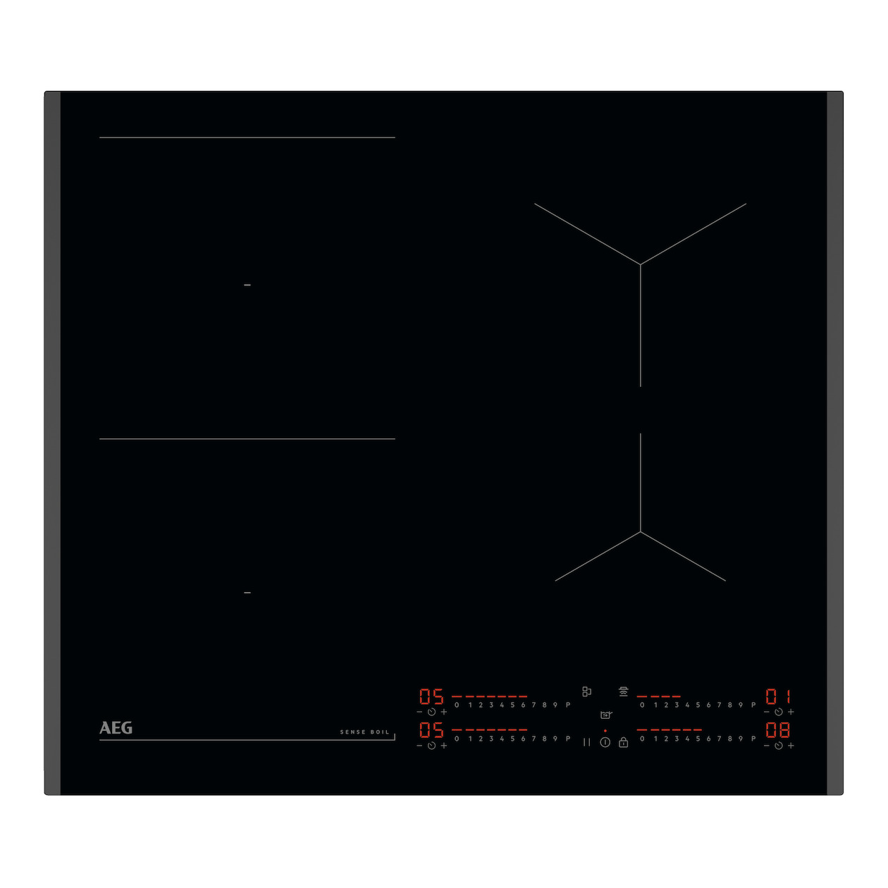 AEG TI64IB1BFB Inductie kookplaat Zwart afbeelding