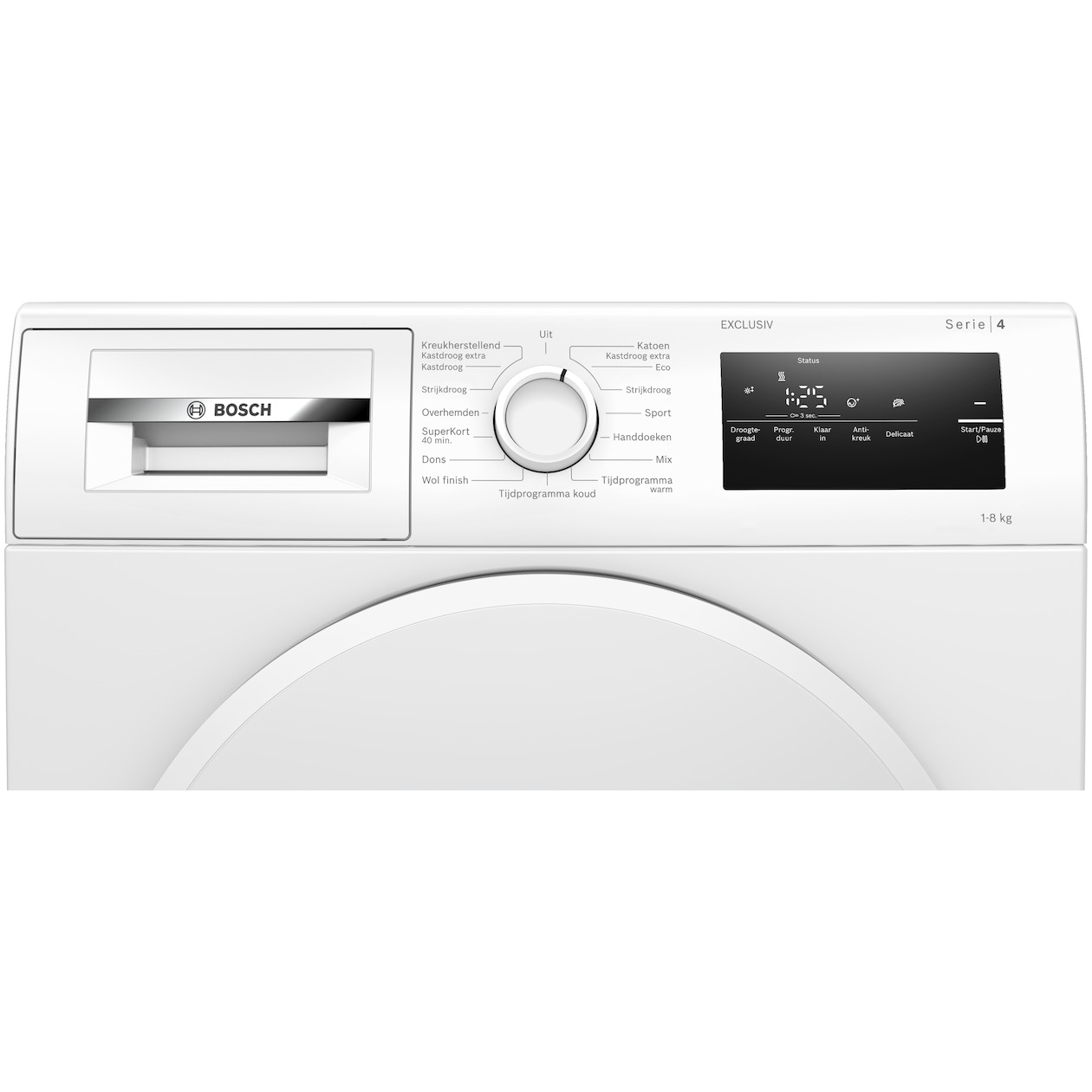 Bosch WTH8300MNL EXCLUSIV Warmtepompdroger Wit, foto 2