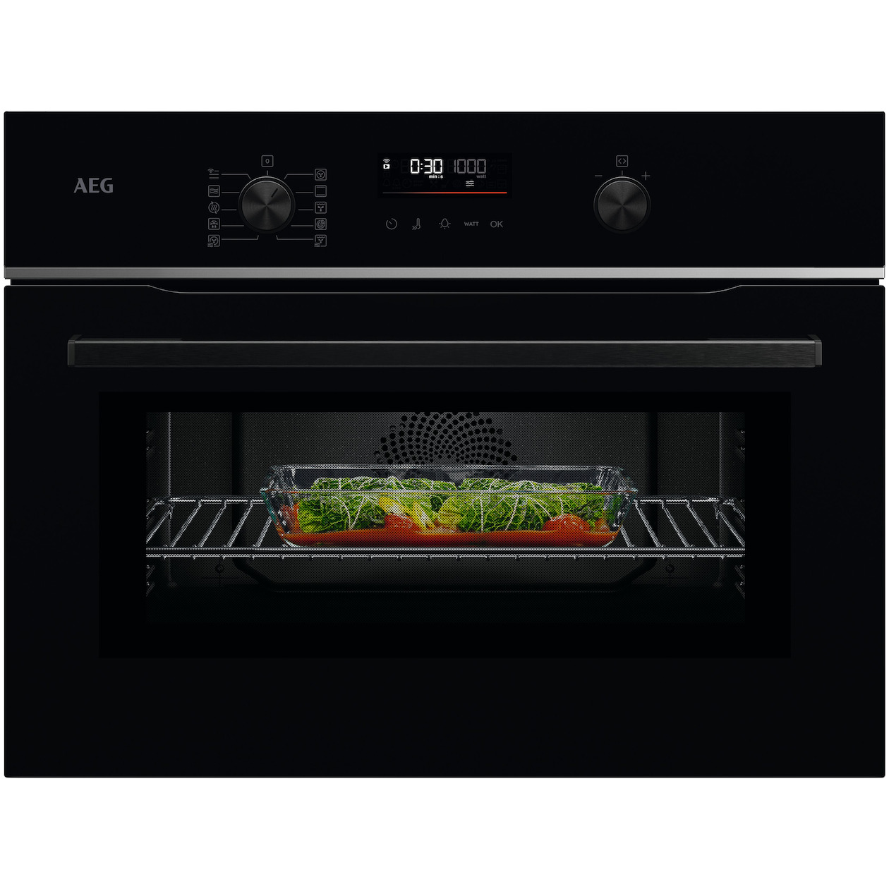 AEG TK6NK50FB Inbouw oven met magnetron Zwart afbeelding