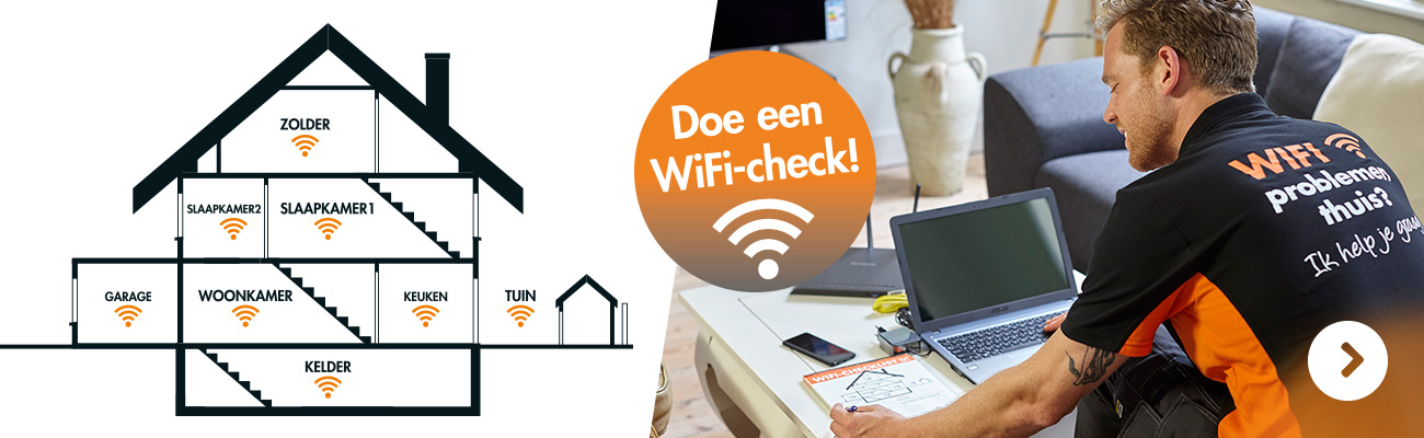 Doe een Wifi check bij Expert