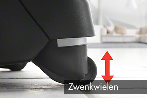 Miele DynamicDrive-zwenkwielen