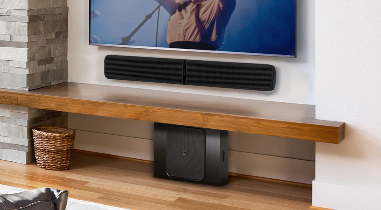 Soundbar ophangen