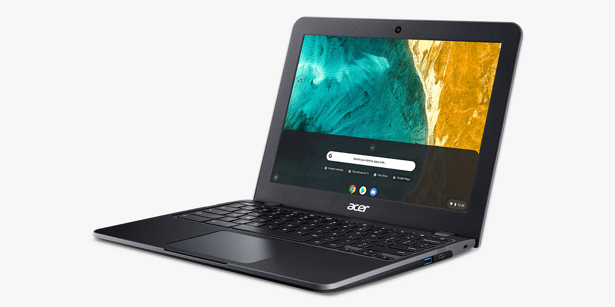 Chromebook met ondertiteling