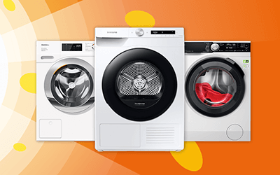 Korting Festival - wasmachines en drogers