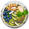 Recept 1: Smoothiebowl met groenten en fruit