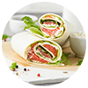 Recept 2: Zalm wrap met komkommer en sla