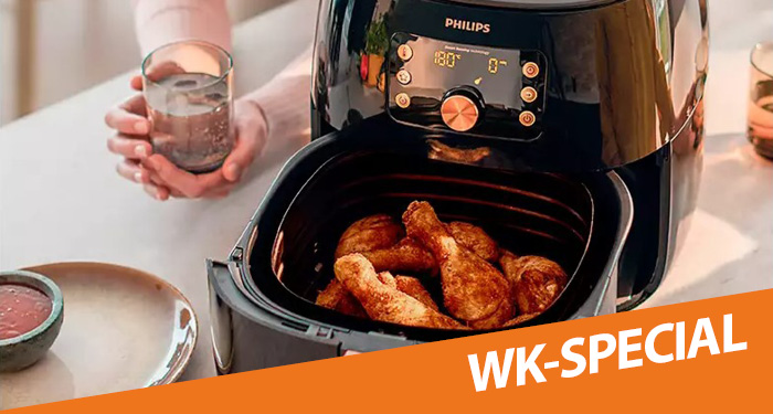 Airfryer met kipkluifjes voor een gezellige voetbalavond