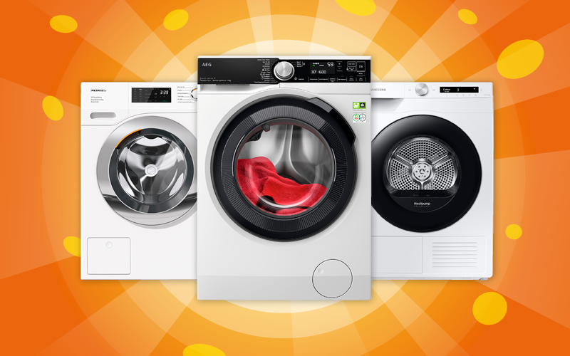 Korting Festival - wasmachines en drogers