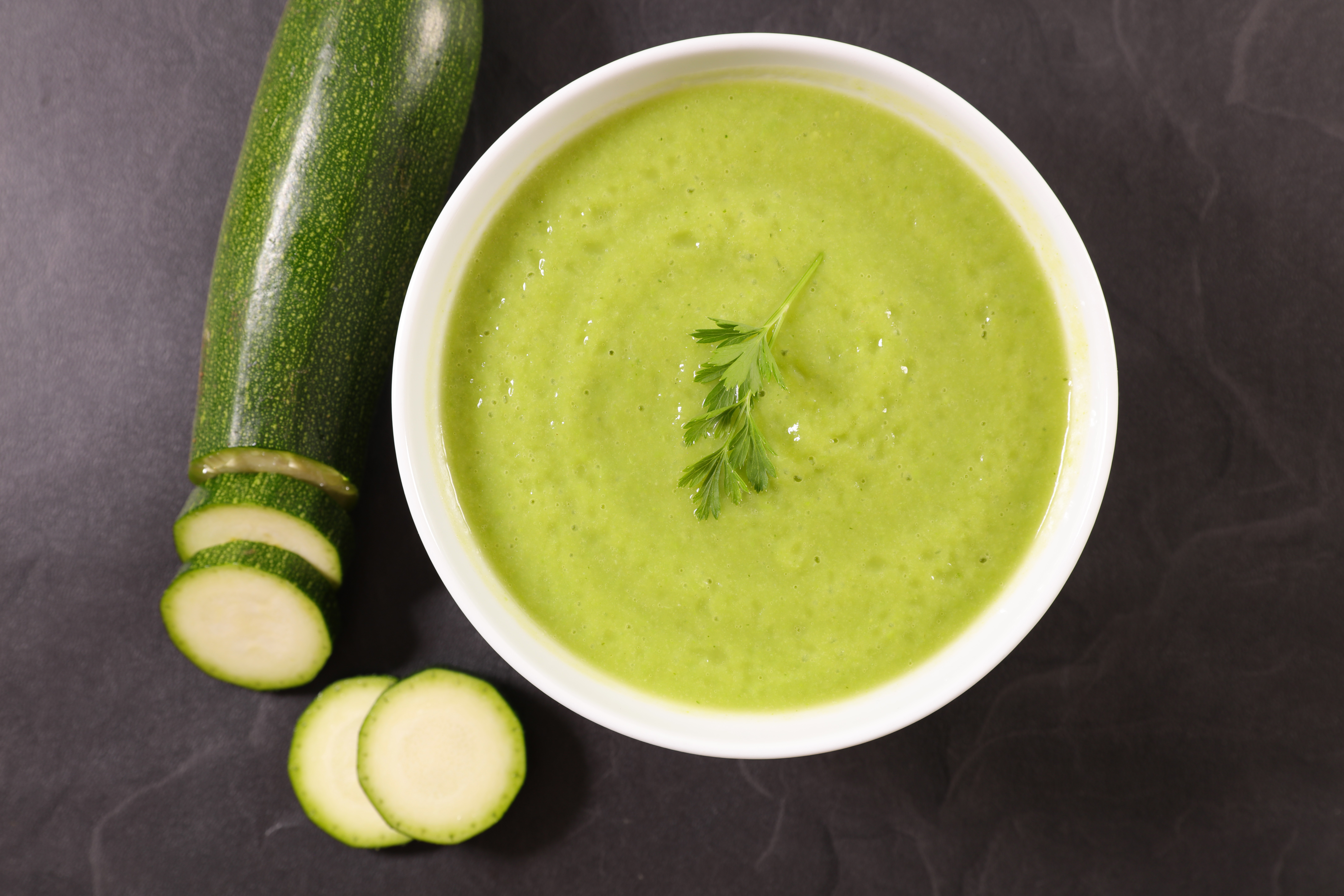 Mobiel: Courgettesoep