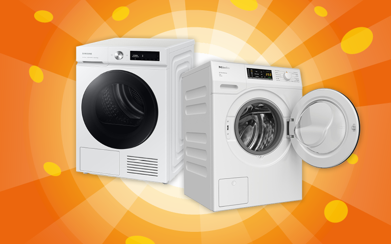 Korting Festival - wasmachines en drogers