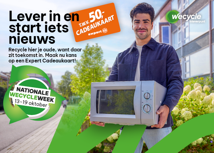 Wecycle winactie – lever je oude apparaat in