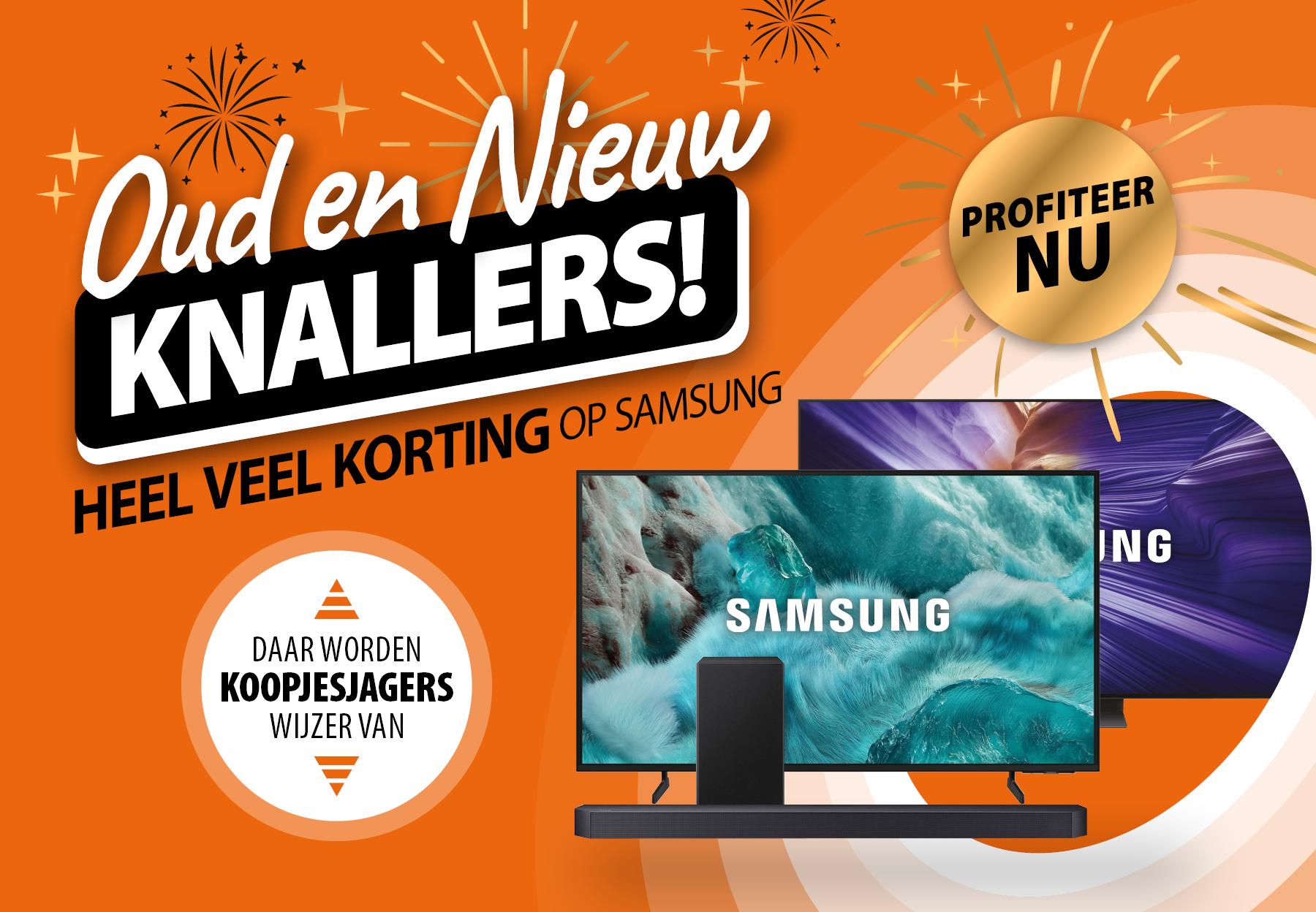 Samsung oud & nieuw knallers bij Expert