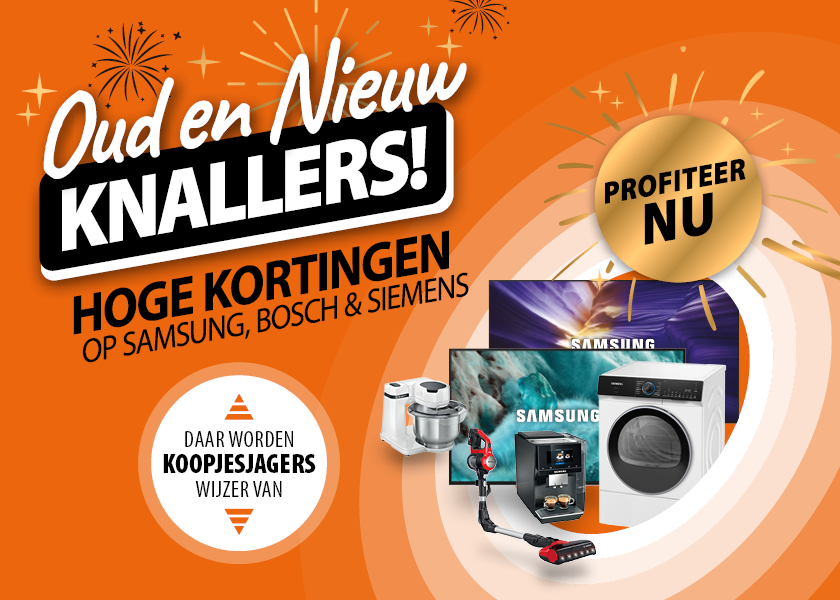 Samsung, Bosch en Siemens oud en nieuw knallers bij Expert