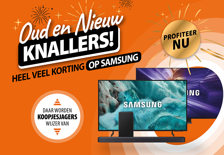 Samsung oud & nieuw knallers bij Expert