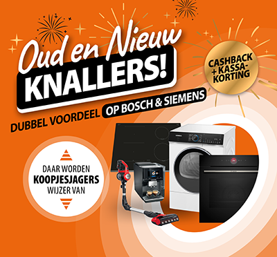 Bosch & Siemens oud & nieuw knallers bij Expert