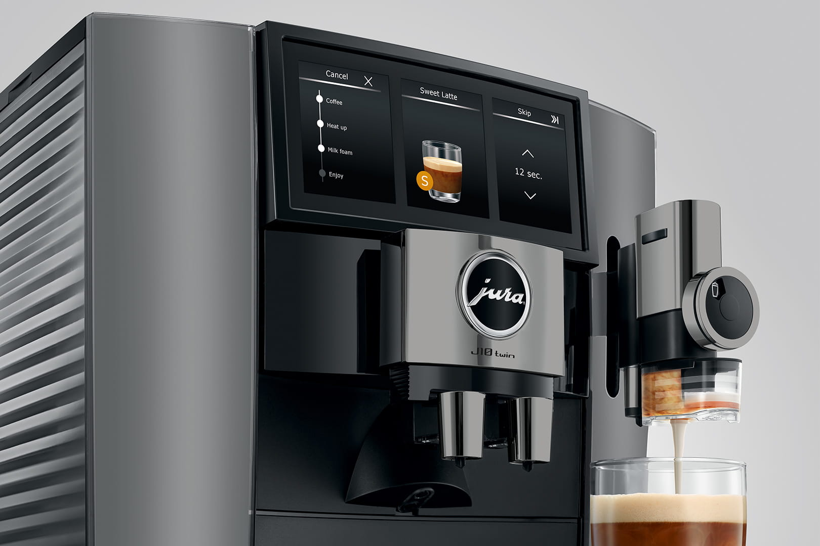 JURA J10 Twin Diamond Onyx koffiemachine
