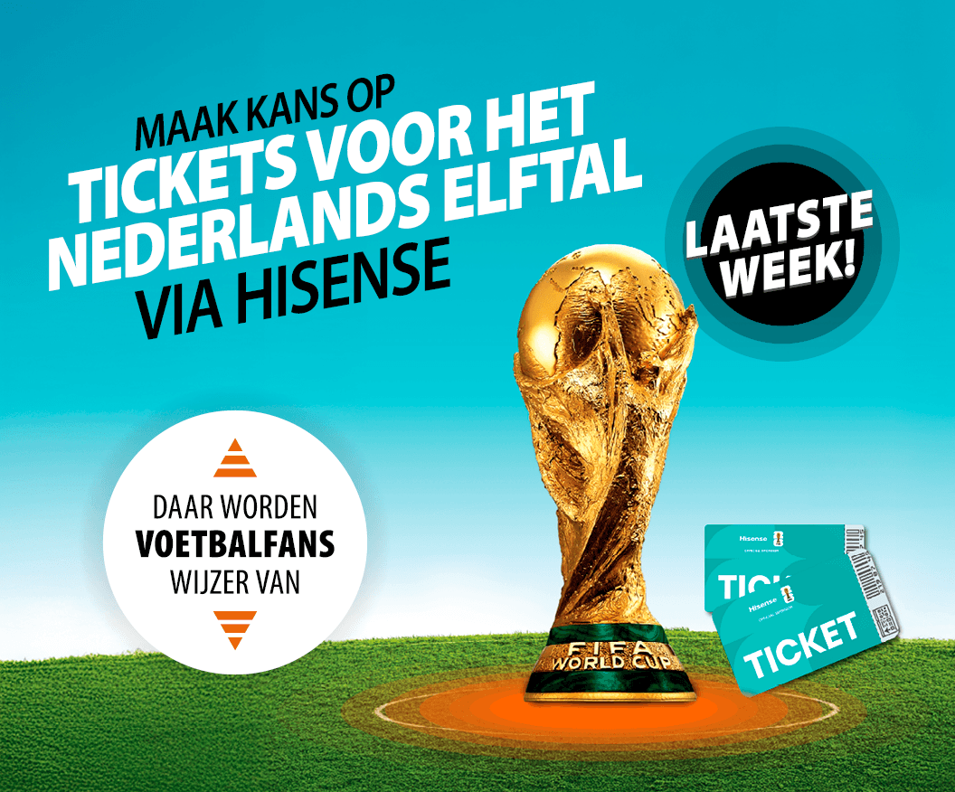 Maak kans op 2 tickets voor het WK bij Expert