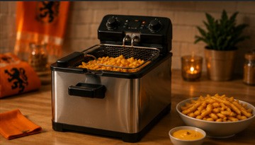 Friteuse snacks tijdens het WK