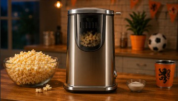 Popcornmachine voor voetbalavond