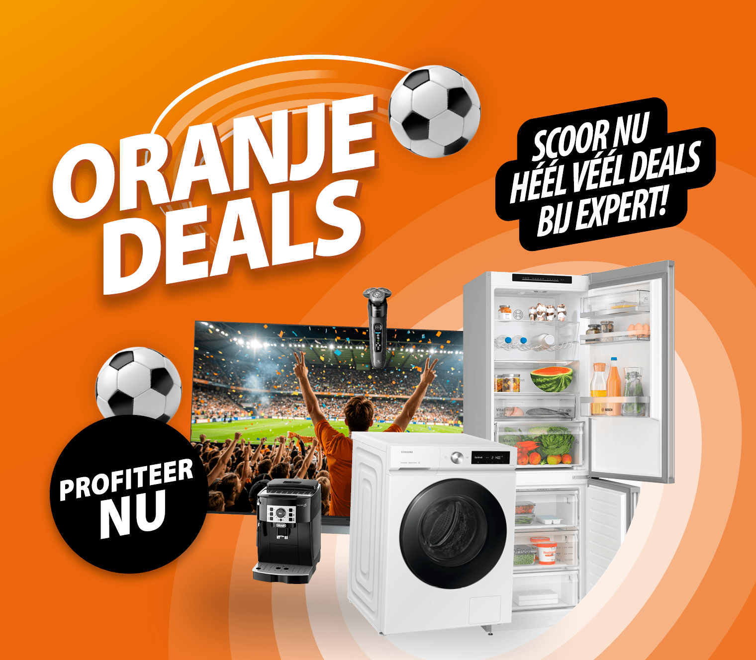 Bekijk de oranjedeals bij Expert