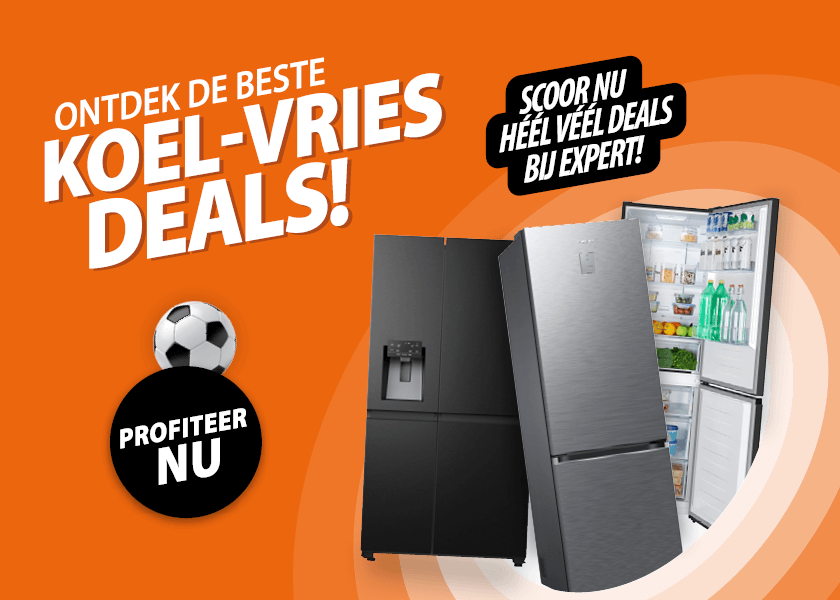 Oranjedeals koelkast-vriezer actie