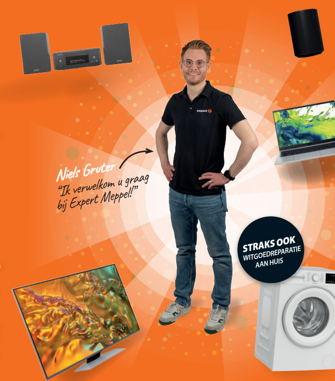 Niels Gruter, nieuwe eigenaar van Expert Meppel