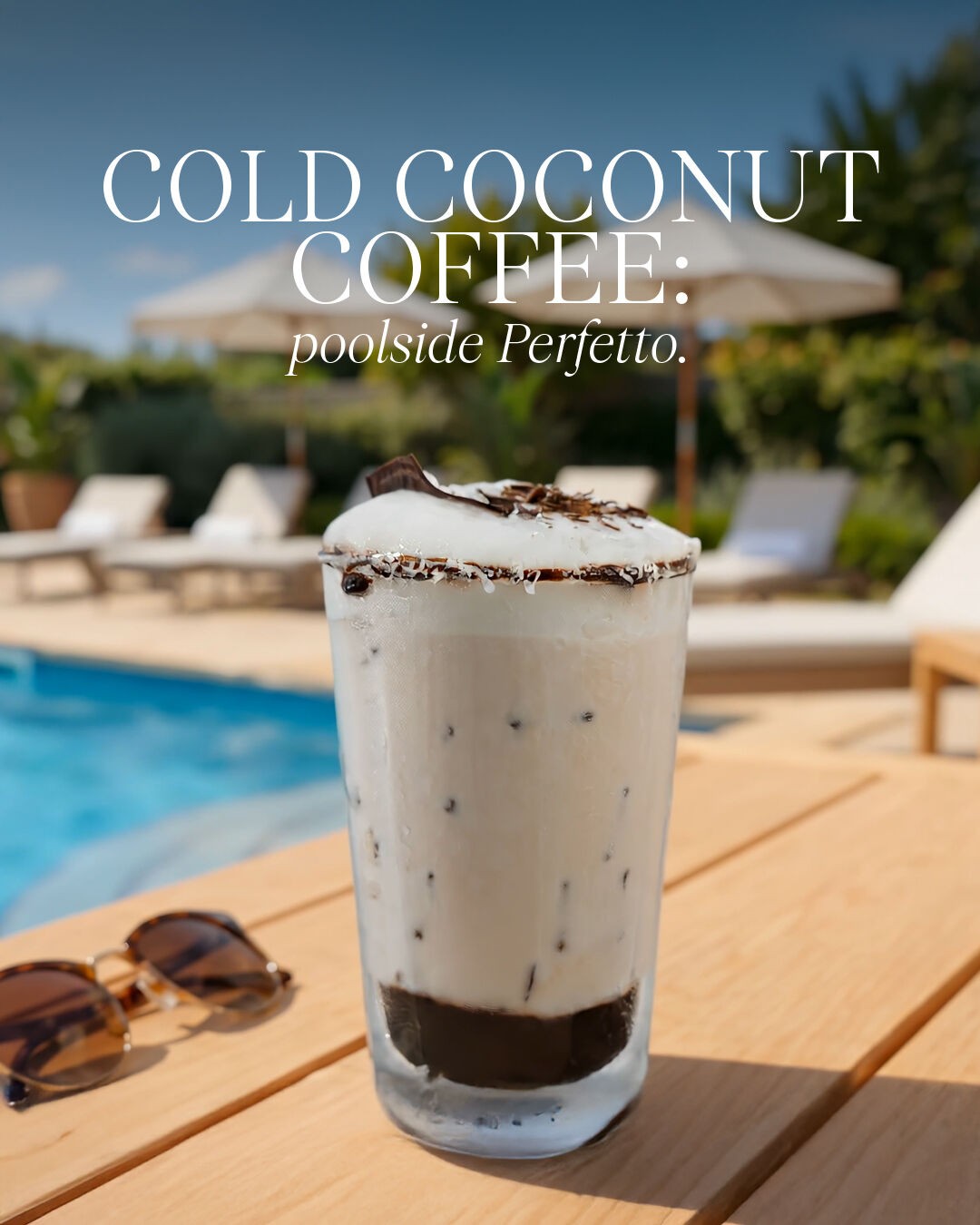 Cold Coconut Coffee met ijs