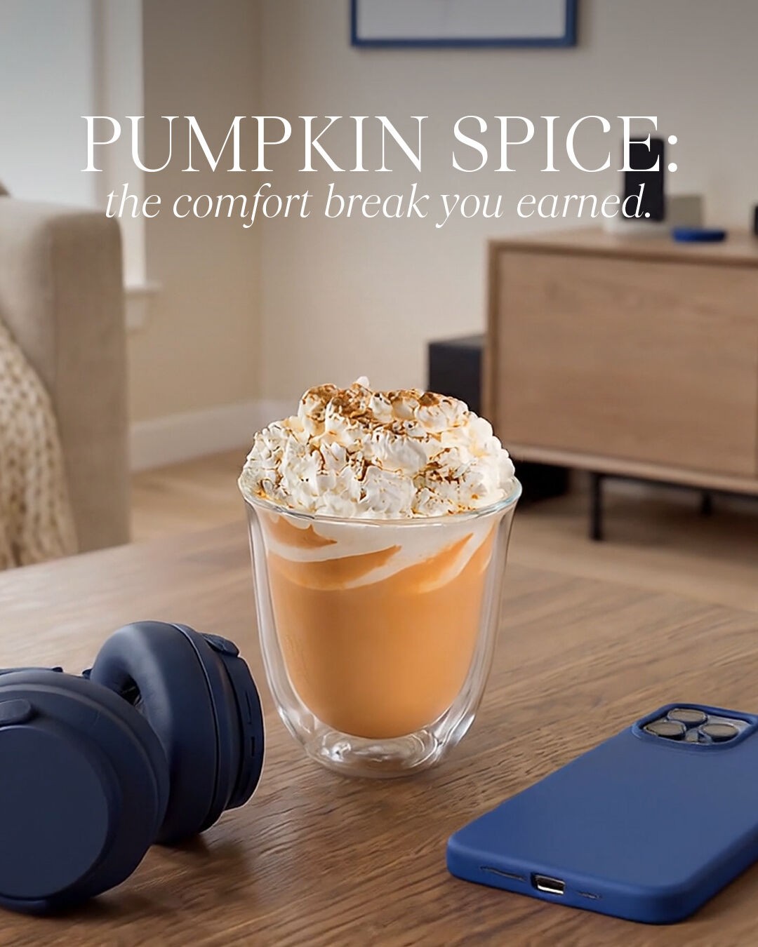 Pumpkin Spice Latte met warme kruiden