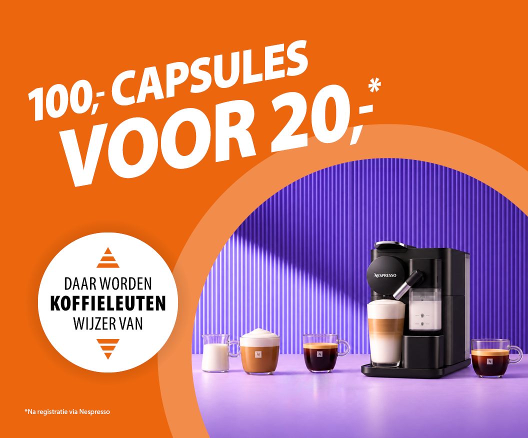 Nespresso promotie bij Expert
