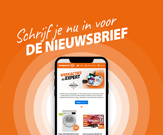 Schrijf je in voor de nieuwsbrief van Expert